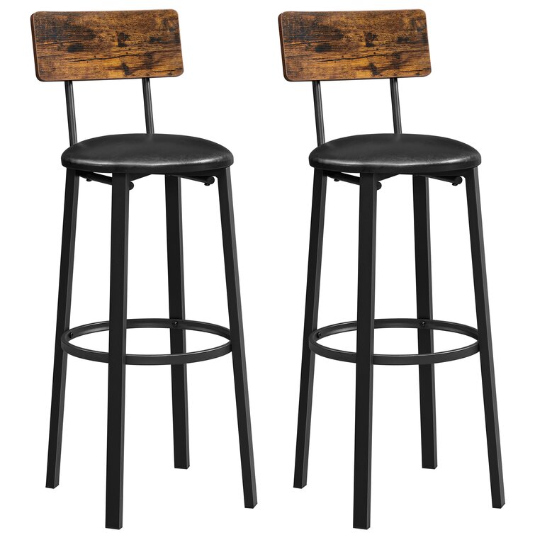 Wayfair bar online stools leather